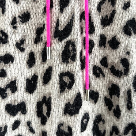 Charter Club Cashmere Cheetah Print Hoodie, Large - Picture 5 of 10